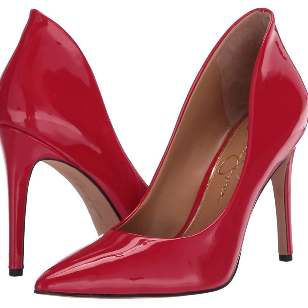 Jessica simpson Parthenia red heels